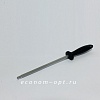 Мусат для заточки ножей 23см черная пластиковая ручка /120/ 66052